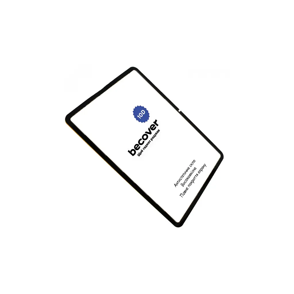 Стекло защитное BeCover 10D Xiaomi Pad 6S Pro 12.4" Black (710968) - фото 3
