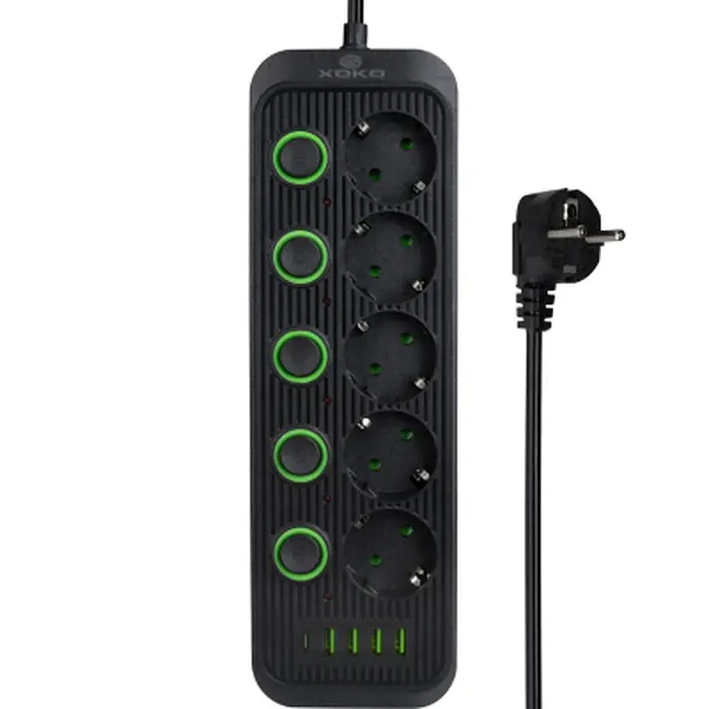 Мережевий фільтр живлення XoKo XK-SP-5-2-1-BK - фото 4