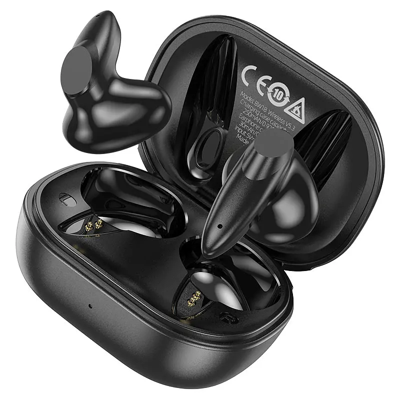 Бездротові Bluetooth навушники в кейсі XPRO BW18 чорні та білі +LED індикатор (38932-01_462) - фото 3