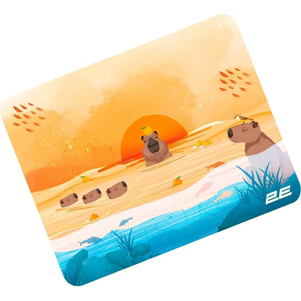 Игровая поверхность 2E Gaming Capybarra S Yellow [2E-PAD-S-CAPY-YELLOW] [131927] - фото 3