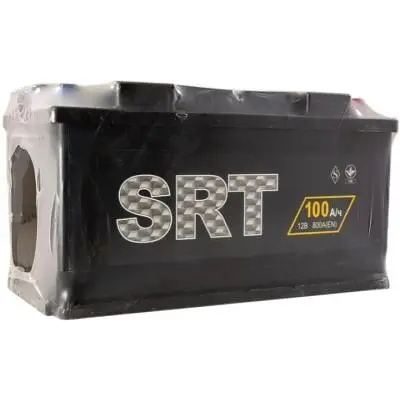Акумулятор автомобільний SRT (6СТ-100АЗ (0) (-/+) (L5) 800А 12V (E) - фото 2