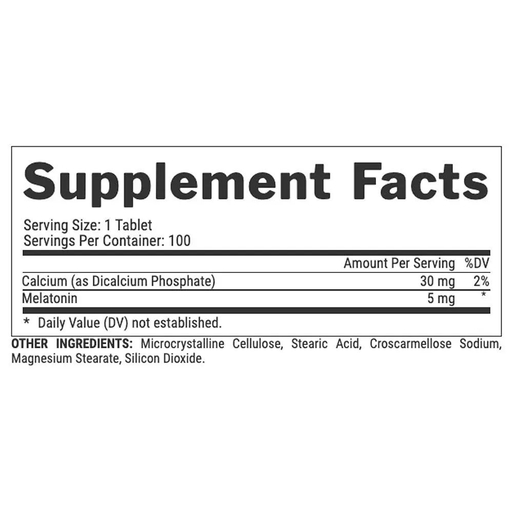 Мелантонін Nutrex Melatonin 5 mg 100 таблеток - фото 2