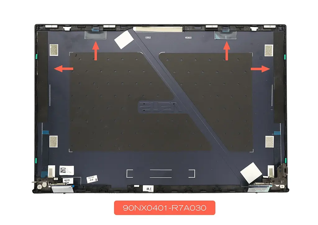 Кришка ноутбука / кришка екрана + петлі / кришка матриці для ноутбука Asus ExpertBook B1500CEAE, B1500CEPE, L1500CDA, L1500CDAY (90NX0401-R7A012) Оригінал від Asus, Кришка матриці - фото 2