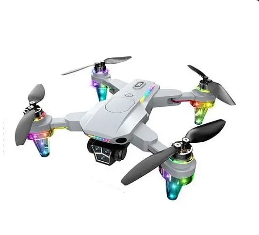 Квадрокоптер S 107 DRONE на р/к знімний акумулятор, USB-кабель, пульт, підсвічування, 4К HD камера, сумка, в коробці (6980233080229) - фото 2