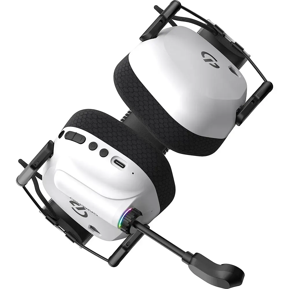 Bluetooth Stereo GamePro Genesis Mercury Pro 3-Mode White (HSW120W) UA - фото 5