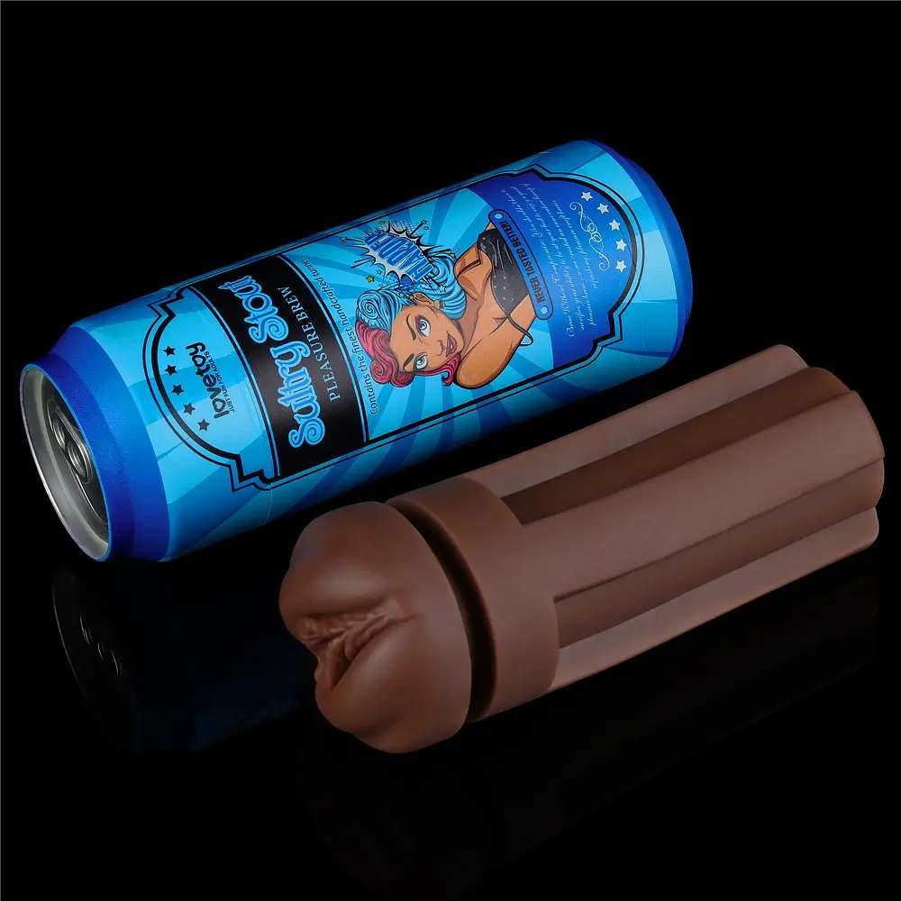 Мастурбатор Lovetoy Pleasure Brew Sultry Stout 19.8 см коричневий - фото 5