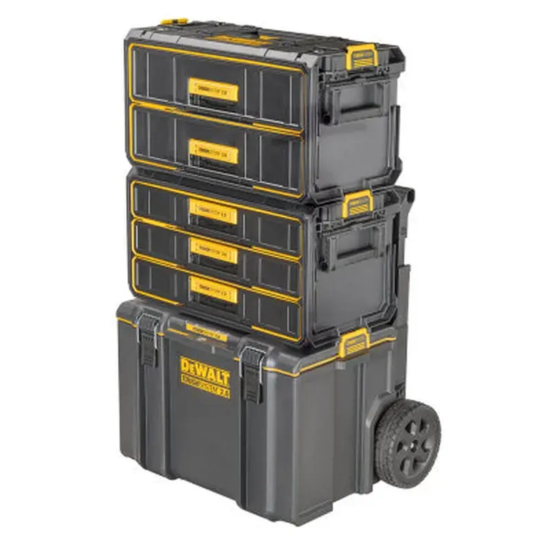Ящик для інструментів DeWALT TOUGHSYSTEM 2.0, 555х355х305 мм., модуль на 3 ящики (DWST08330-1) - фото 6