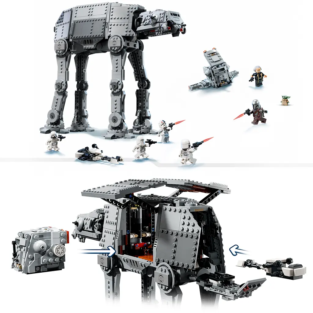 Конструктор LEGO Star Wars Осколок Імперії AT-AT™ з INT-4 1453 ел. (75454) - фото 6