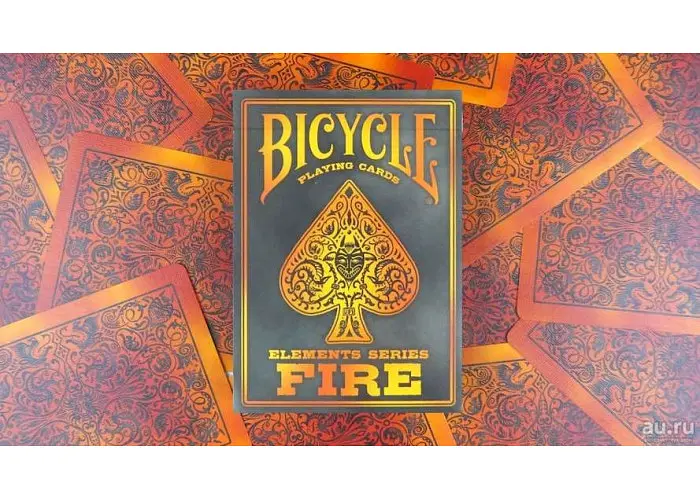 Карты игральные United States Playing Card Company Bicycle Fire (02317) - фото 2