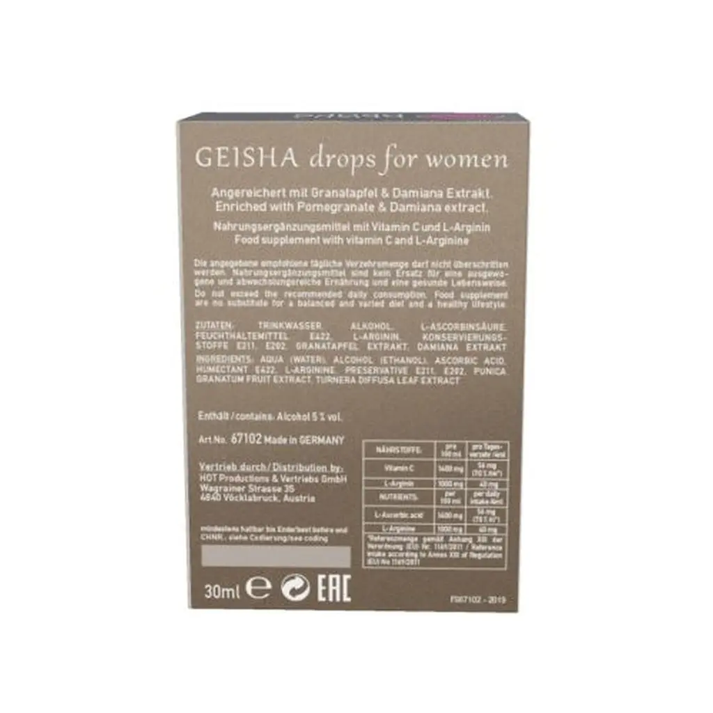Краплі Hot Geisha Drops, 30 мл - фото 5