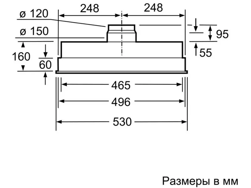 Витяжка Bosch DHL555BL - фото 5