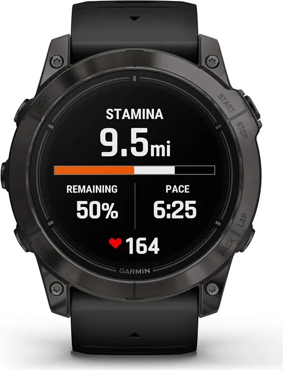 Смарт-часы Garmin Epix Pro [Gen 2] Sapphire Edition 47mm Carbon Gray DLC Titanium with Black Band [010-02803-10] [86532] - фото 8