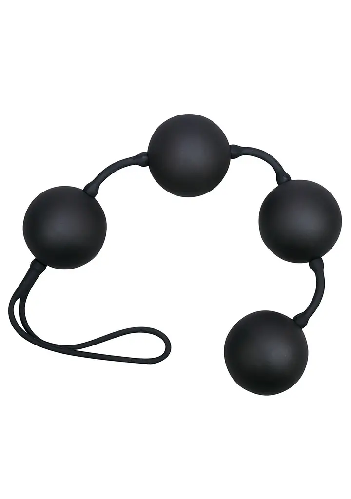 Вагінальні кульки Velvet Black Balls, 23 см, чорний - фото 2