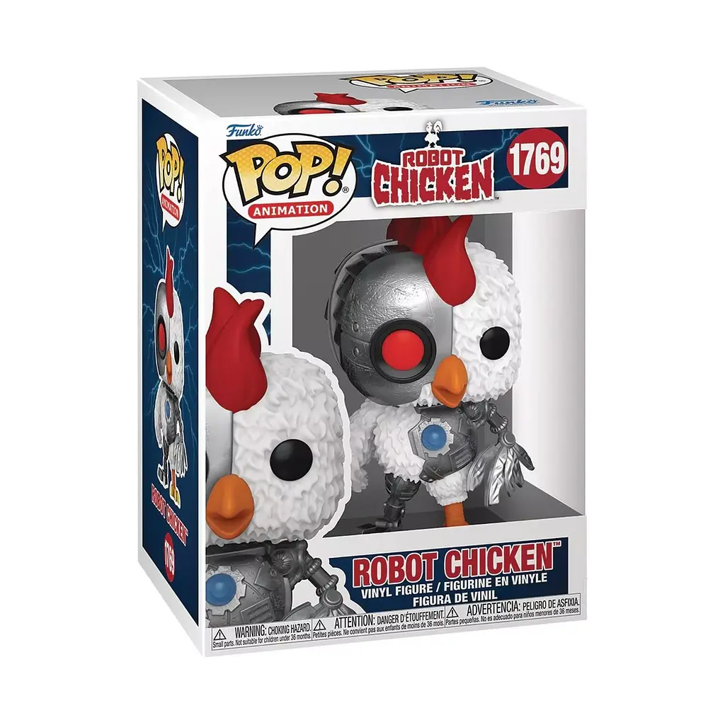 Фигурка Funko Pop Робоцып Robot Chicken 10 см FP RC 1769 - фото 2