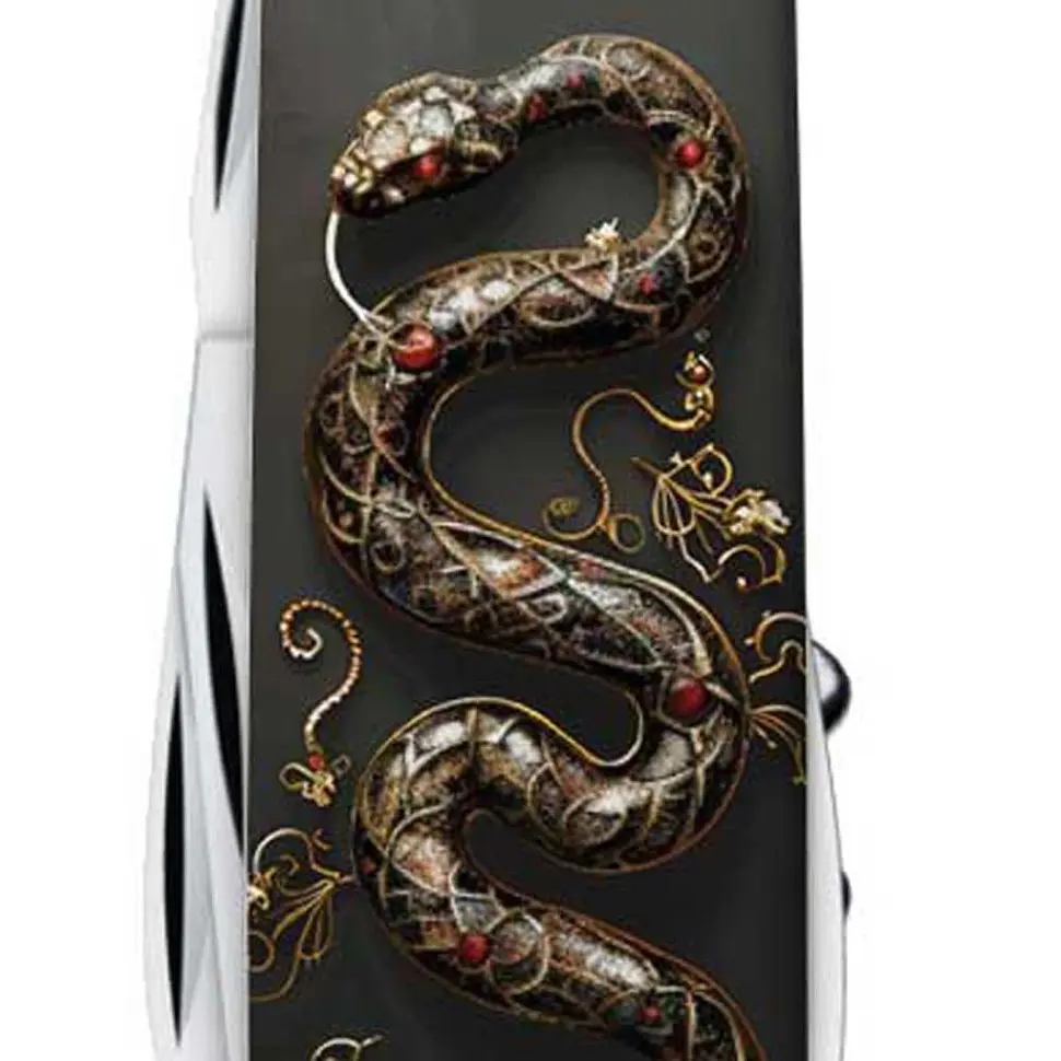 Ніж Victorinox Spartan Zodiac 3D 91мм 13функ Розкішна змія - фото 8