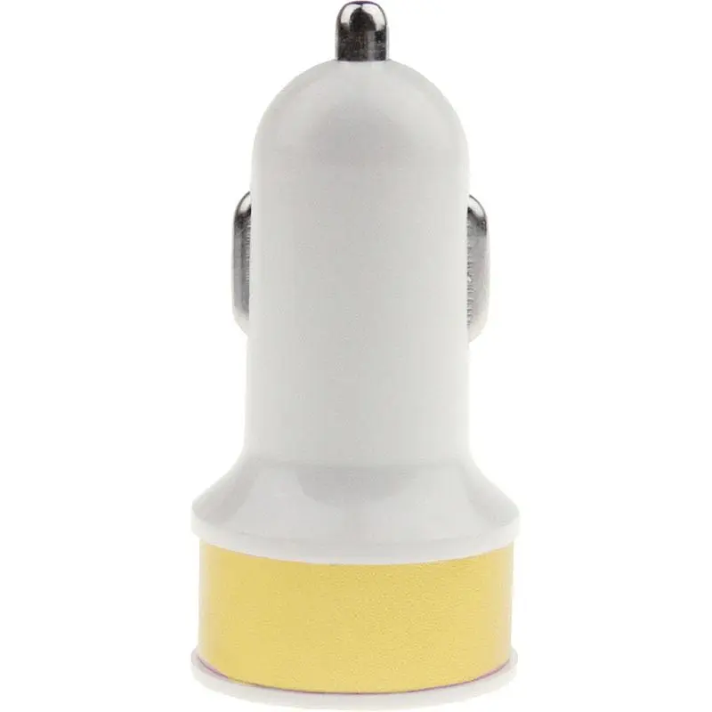 Автомобильное зарядное устройство TOTO TZZ-58 Car charger metal 2USB 2,1A Gold - фото 2