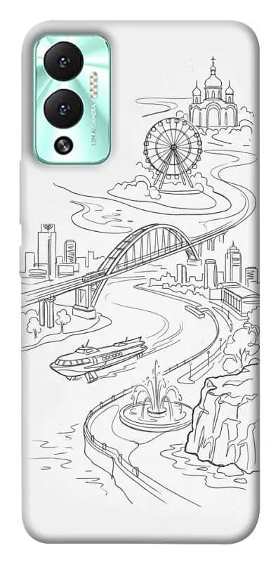 TPU чохол Demsky Dnipro spirit для Infinix Hot 12 Play