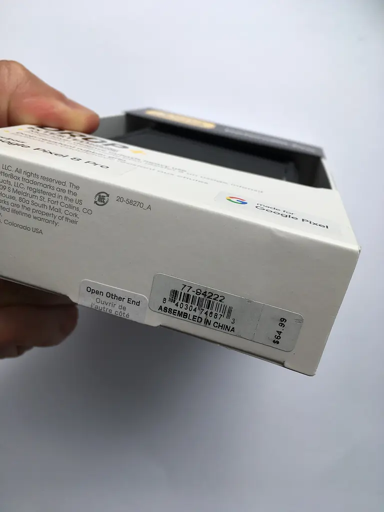 Чехол противоударный с клипсой OtterBox Defender Pro для Google Pixel 8 Pro (6.7") Black 77-94220 - фото 3