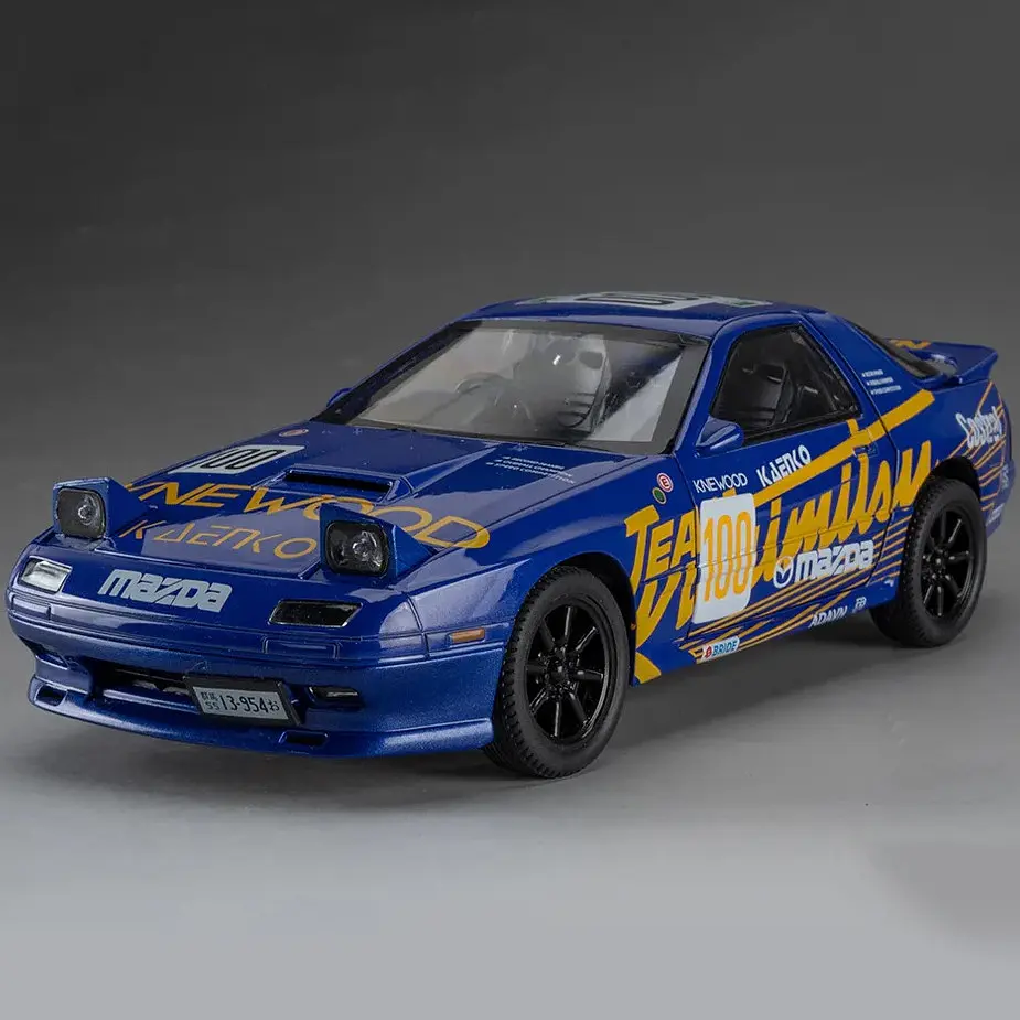 Колекційна металева модель автомобіля АвтоЕксперт Mazda RX-7 з інерцією, світлом та звуком 1:24 - фото 9