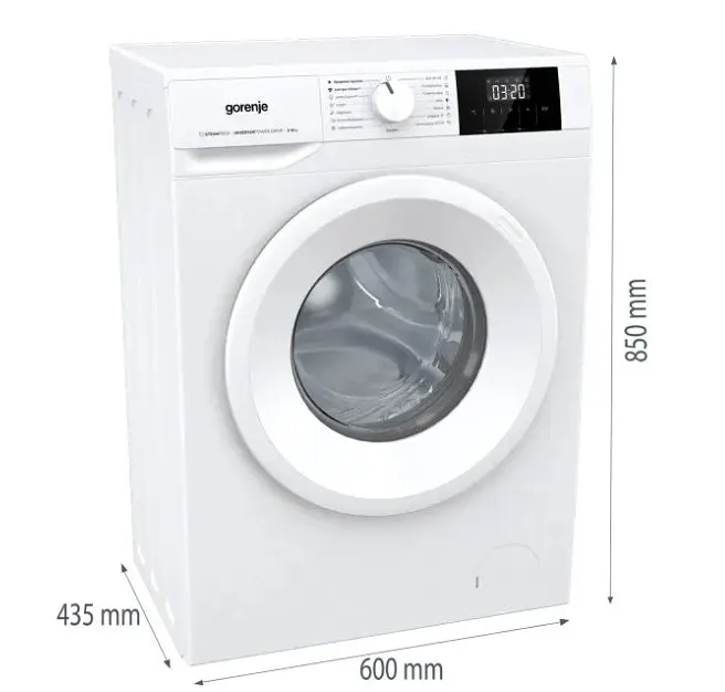Пральна машина Gorenje WNGPI61SBS - фото 5