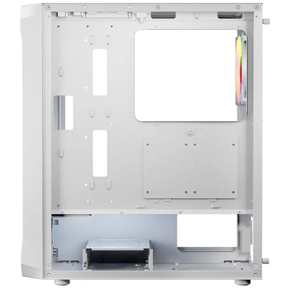 Корпус LogicConcept PORTOS MESH+GLASS ARGB fans 4x120 мм WHITE без БЖ ATX (AT-PORTOS-20-0000000-0002) - фото 8