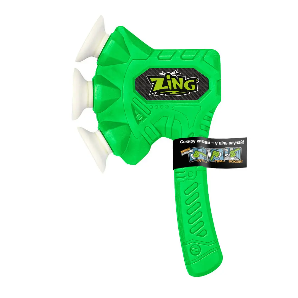 Игрушечный топорик серии "Air Storm" Zing ZG508G ZAX зеленый - фото 2