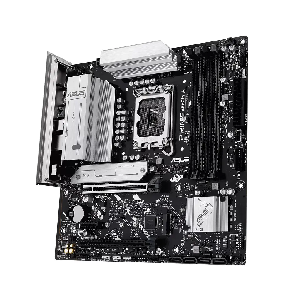 ASUS Материнська плата PRIME B860M-A-CSM s1851 B860 4xDDR5 M.2 DP HDMI mATX - фото 5