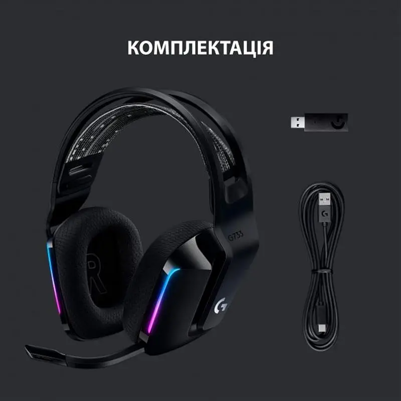 Гарнітура Logitech G733 Black (981-000864) - фото 9