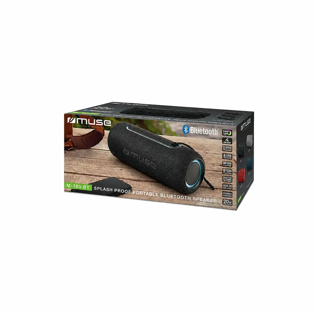Колонка портативна Muse M-780 BT чорна - фото 4