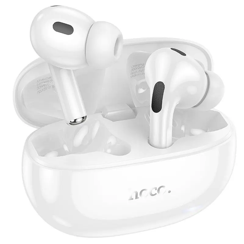 Навушники бездротові Hoco EW60 Norman true wireless BT headset білі - фото 3