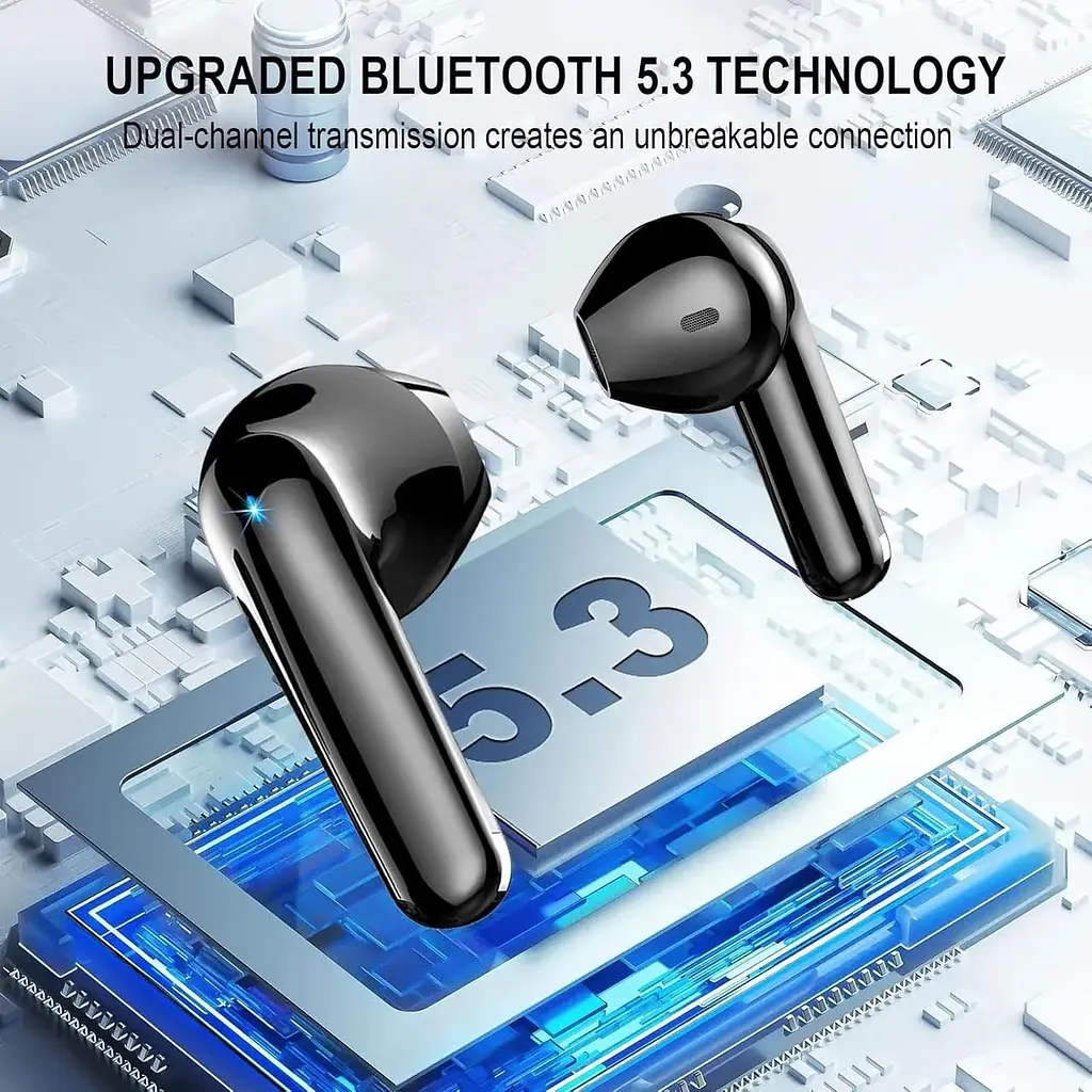 Бездротові навушники Renimer Bluetooth 5.3 з мікрофоном ENC - фото 2