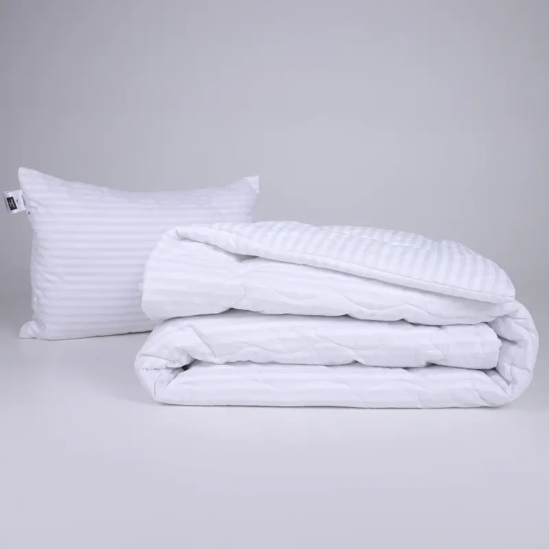 Одеяло шелковое MirSon зима №195 Сolor Fun Line Stripe White Silk 110х140 см (2200010857535) - фото 3