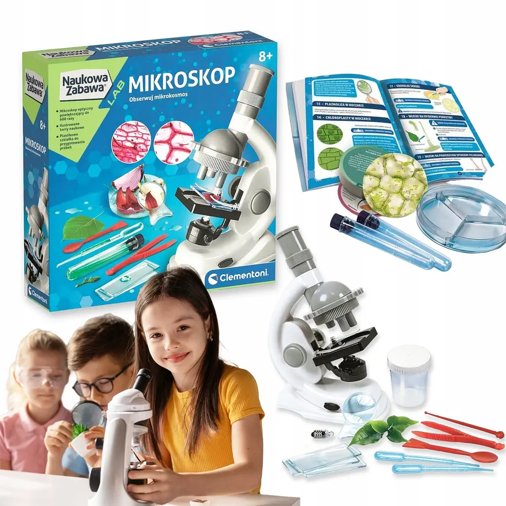 Научный набор Оптический микроскоп - Clementonі 50806 - фото 6