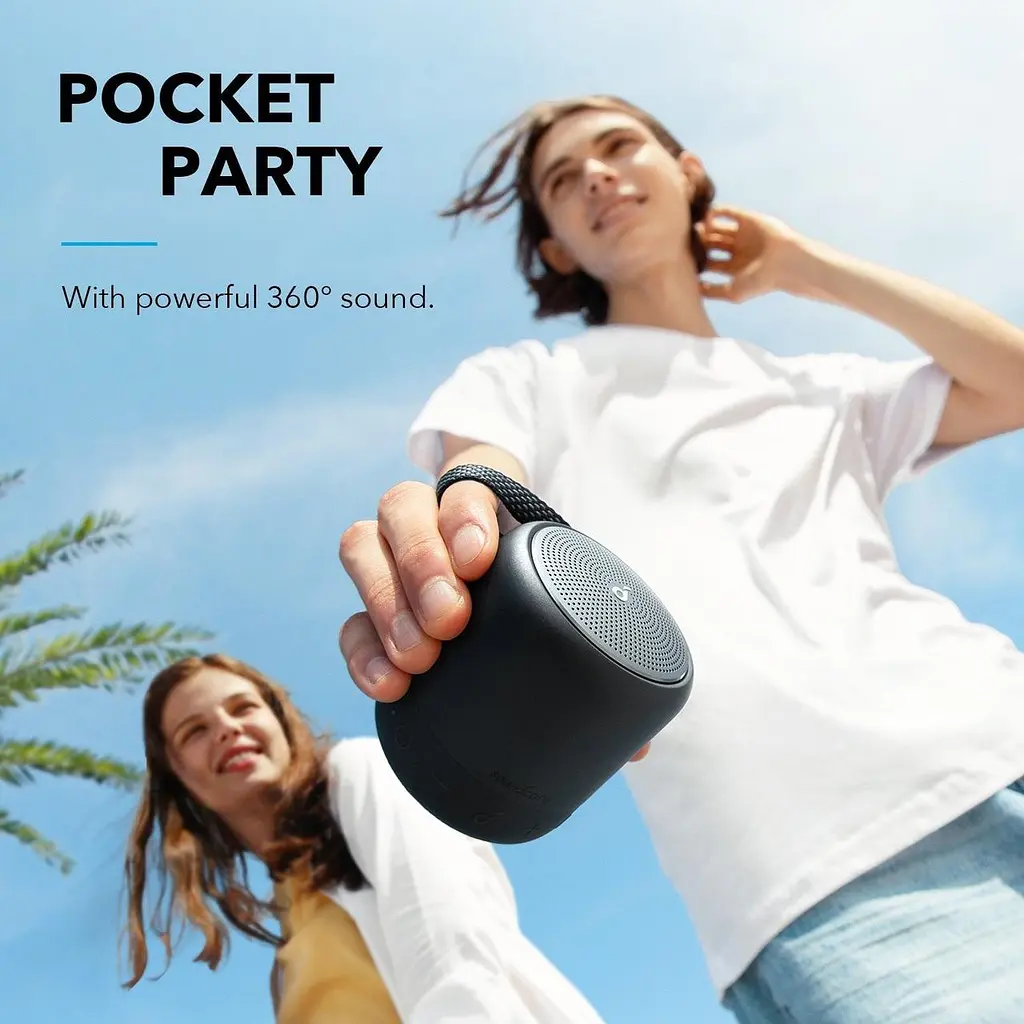 Портативна колонка ANKER Soundcore Mini 3 чорна бездротова акустика - фото 4