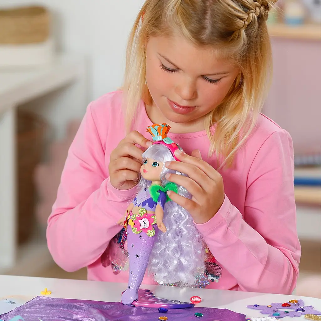 Кукла Baby Born Glam Up Русалочка Аура 28 см (871799) - фото 11