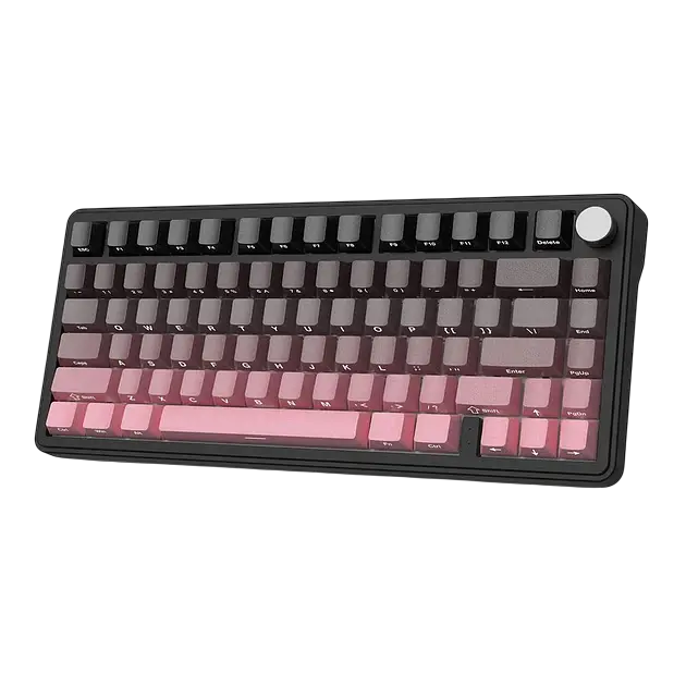 Клавіатура Attack Shark X85 Side Printed RGB Gradient Pink (AS-X85-SP-GP) - фото 2