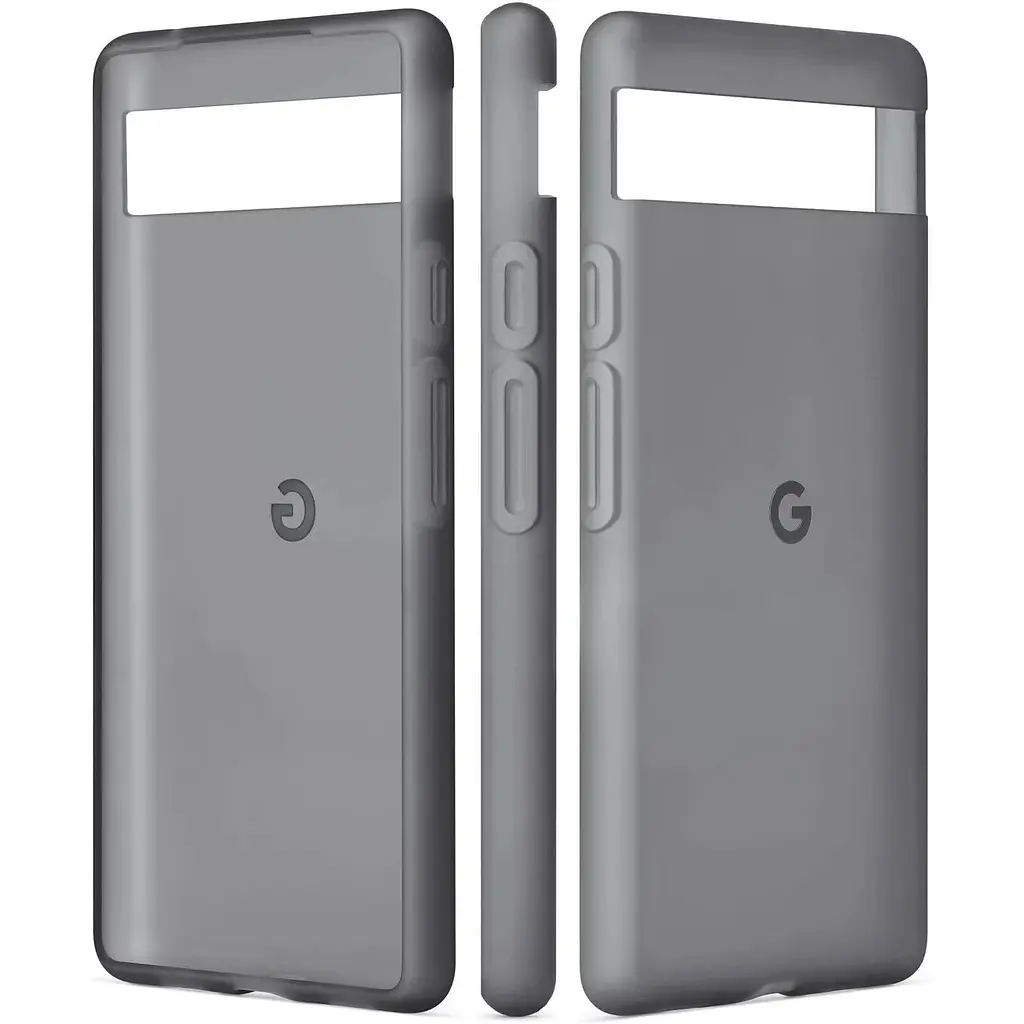 Оригинальный противоударный чехол Google Official Case для Pixel 6a (6.1") Charcoal (GA03706) - фото 2