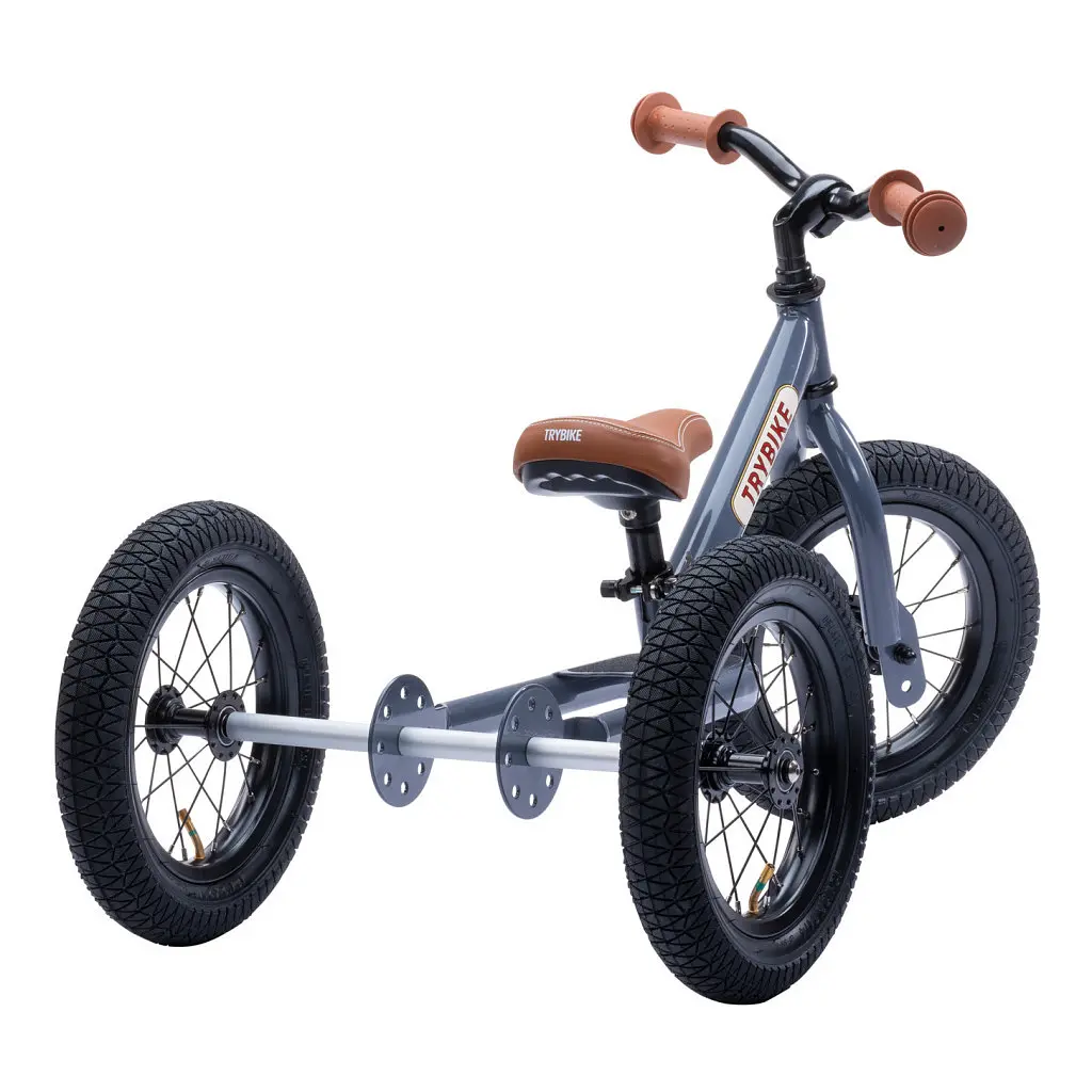 Беговел Trybike трехколесный балансирующий серый (TBS-2-GRY+TBS-99-TK) - фото 3