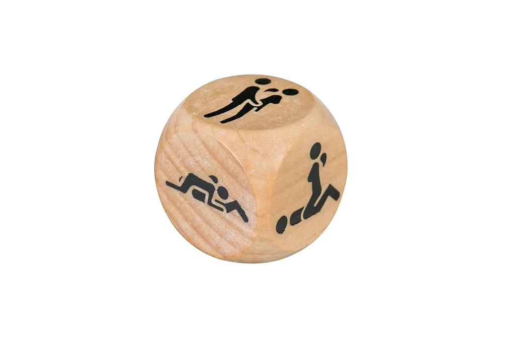 Дерев'яний кубик із позами для сексу Adrien Lastic Dice Sexy (1 шт) Adrien Lastic AD30352 95686