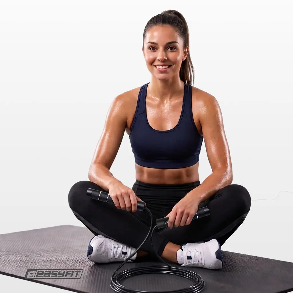 Швидкісна скакалка для боксу 2 в 1 EasyFit CrossPower - фото 11