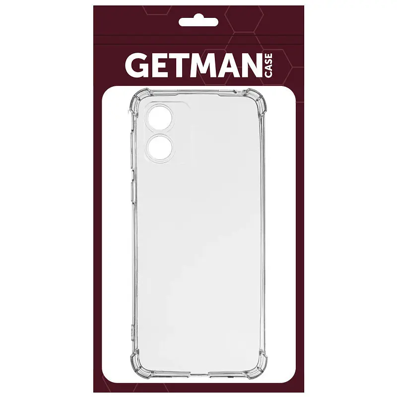 TPU чехол GETMAN Ease logo усиленные углы Full Camera для Motorola Moto E13 - фото 3