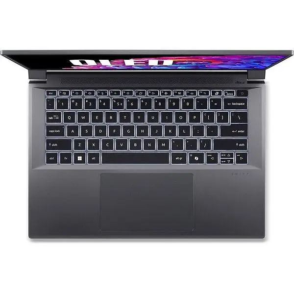 Ноутбук ACER Swift X 14 OLED SFX14-72G-59FN, (NX.KR7EX.004), Intel Core Ultra 5 125H до 4.5GHz, 14.5" 2.8K, 16GB, SSD 512GB, NVIDIA GeForce Gray - фото 4