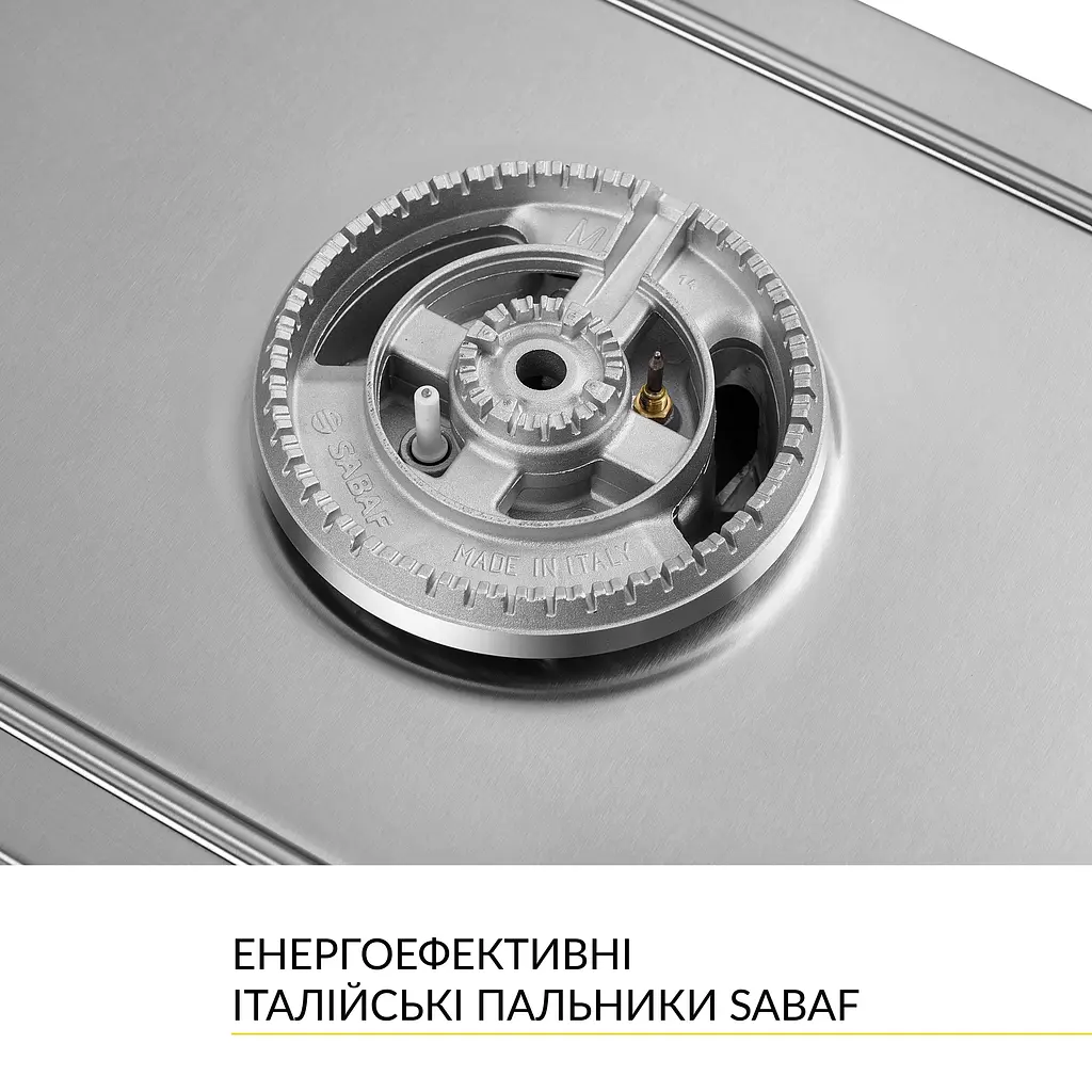 Поверхня газова Domino на металі WEILOR GM W 314 SS - фото 7