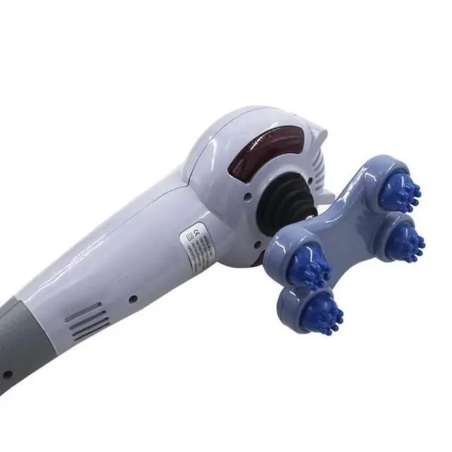 Ручний вібраційний масажер універсальний для тіла Maxtop Magic Massager 8 в 1 Вібромасажер з інфрачервоним випромінюванням і - фото 3