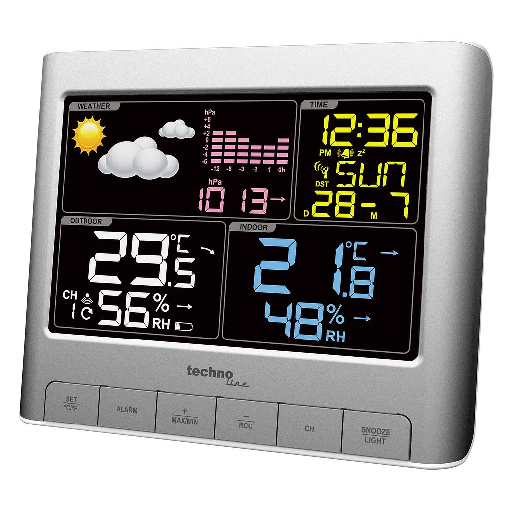Метеостанція Technoline WS6449 Silver (WS6449), Сріблястий - фото 2