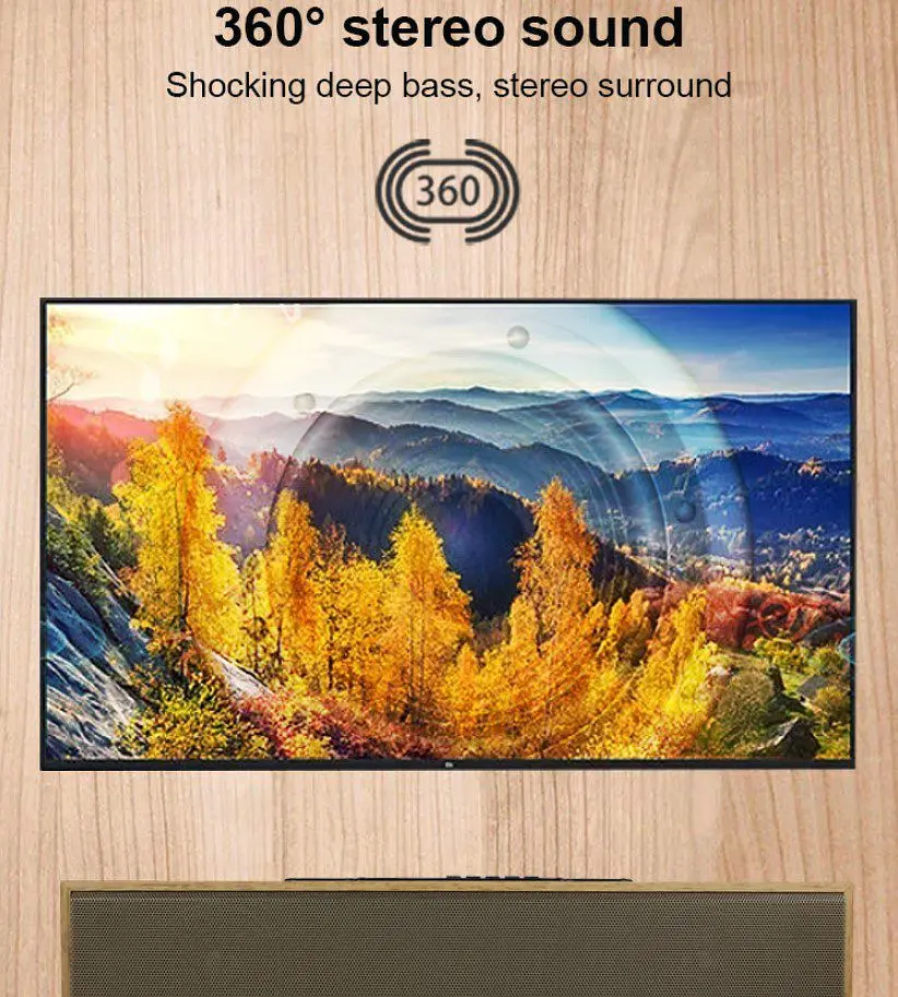 Портативная колонка ретро Kisonli G11 Bluetooth 1200mAh 10Вт Wooden - фото 6