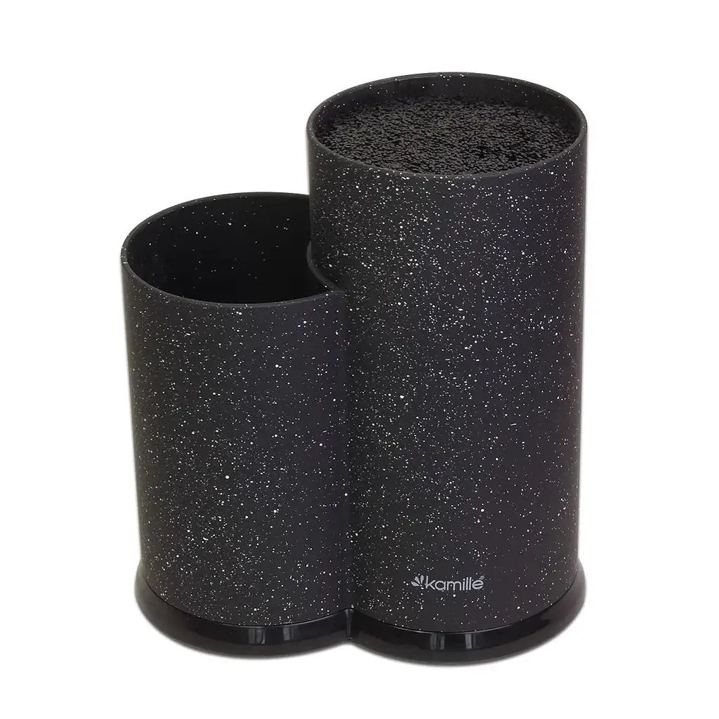 Підставка для ножів Kamille КМ-7607 black