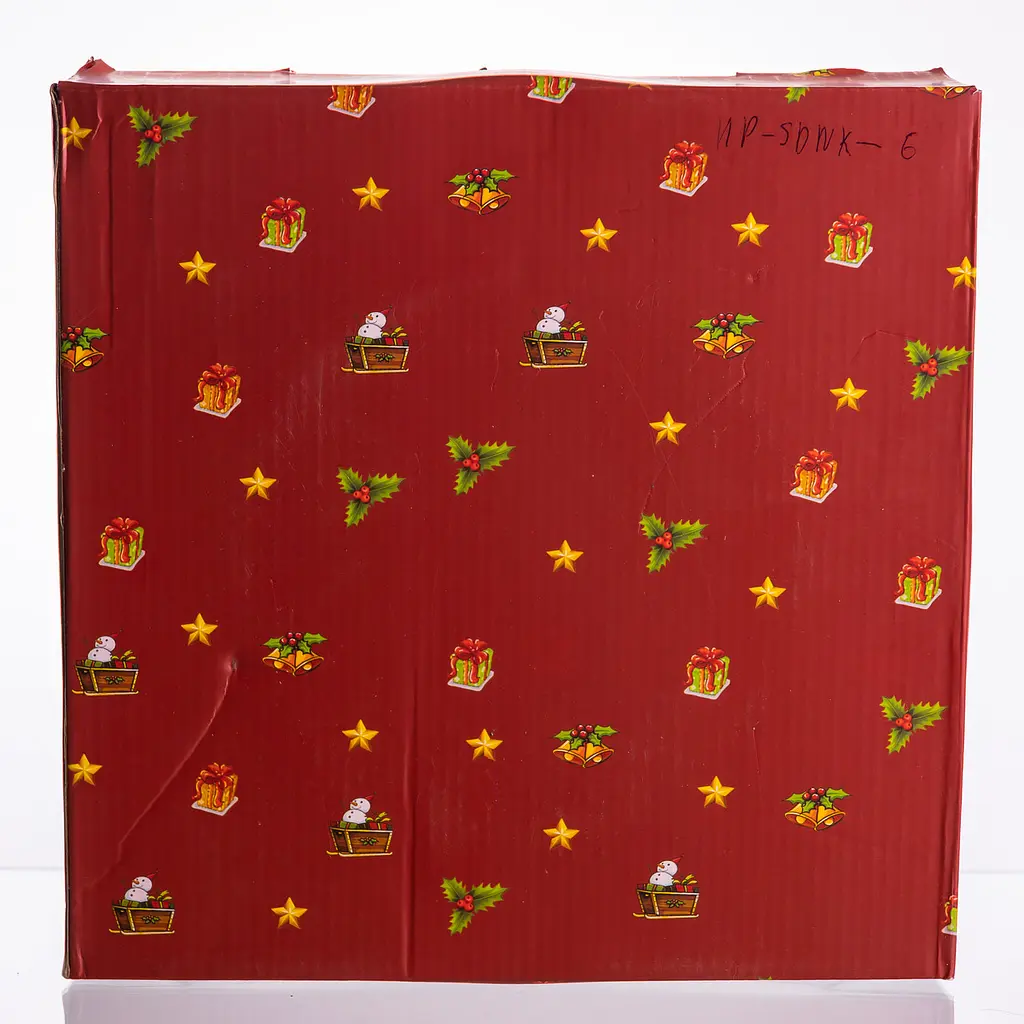 Набор новогодних тарелок с фарфором Santa 6 шт 26.5 см Yiwu HP-SDHK-6 - фото 6