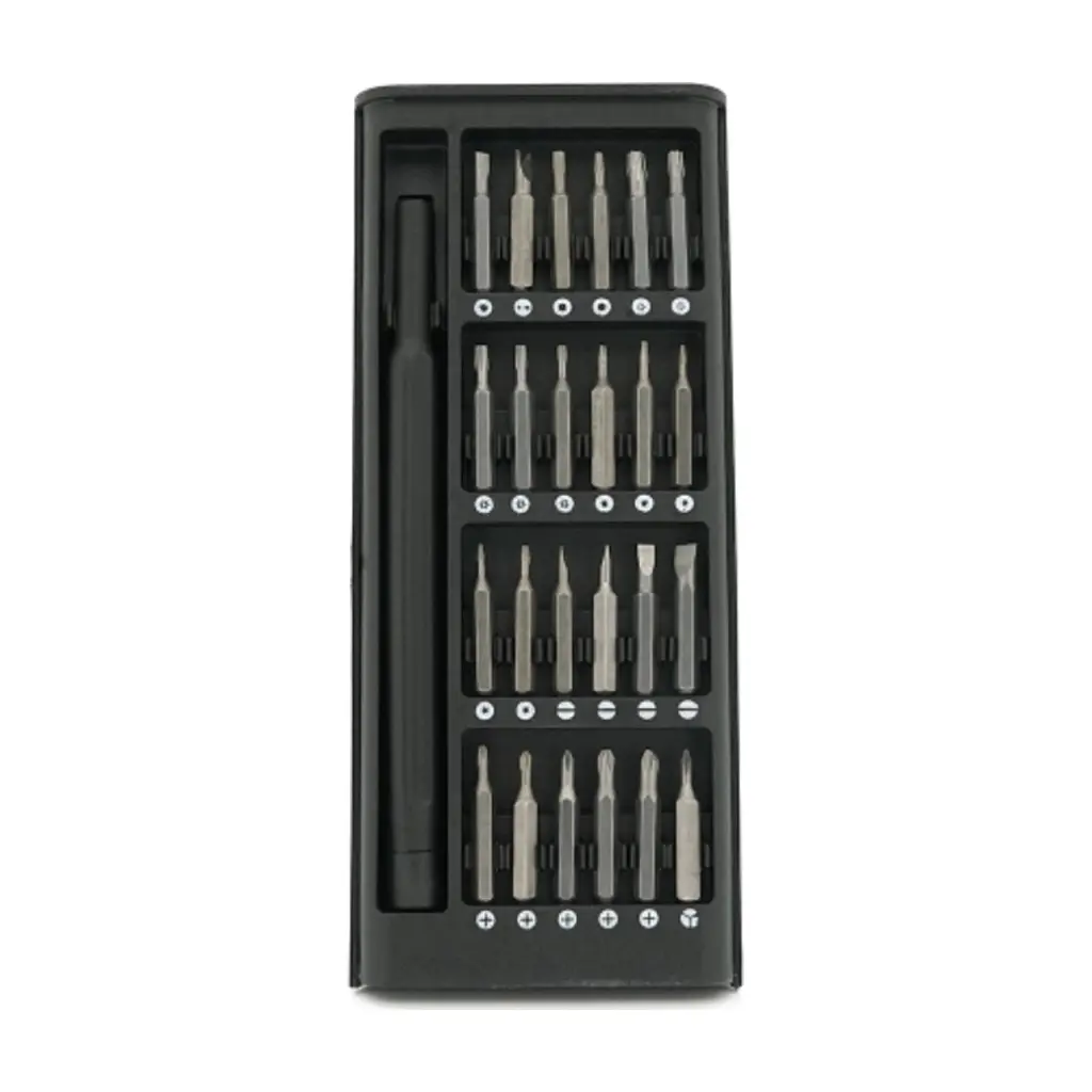 Викрутка Voltronic 24 в 1, тримач 115 мм, біта S2, із засувкою, пластикова рукоятка, Box (YT-24-1-HP) - фото 2