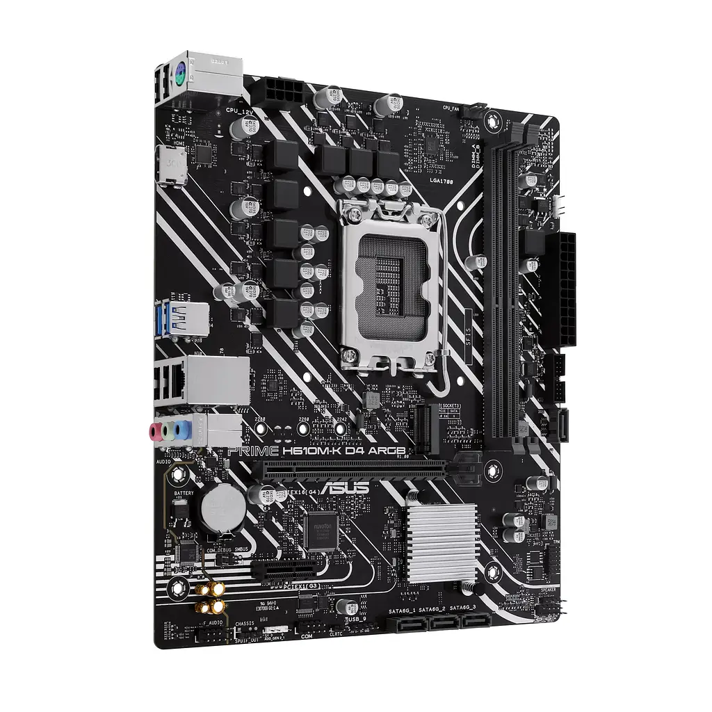 Материнская плата PRIME H610M-K D4 ARGB s1700 Asus teh0024975 - фото 3